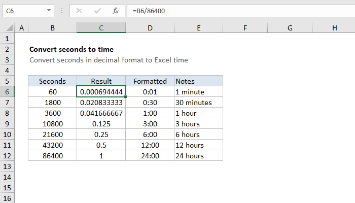 Excel Convertir Segundos Decimales A Tiempo Excel Trujillosoft 